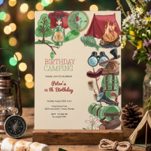 Acampamento de aniversário