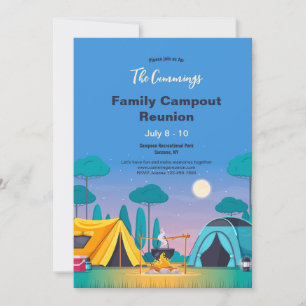 Convites Acampamento de Reunião de Família
