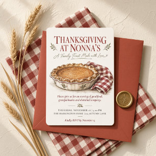 Convites Ação de Graças na Editorial Moderna da Nonna