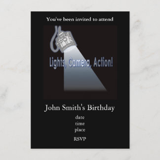 Convites Acende a câmera!