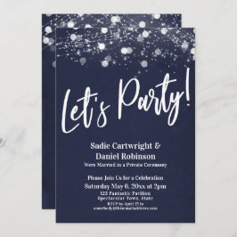 Convites Acende apenas a recepção do Marinho da Parte de Va