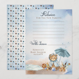 Convites Aconselhamento do Chá de fraldas do Urso de Teddy