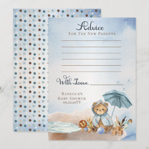 Convites Aconselhamento do Chá de fraldas do Urso de Teddy