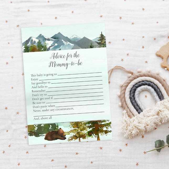 Convites Aconselhamento Florestal Para Jogo De Ursos De Mam (Criador carregado)