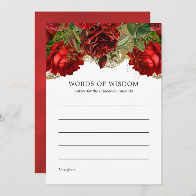 Convites Aconselhamento sobre Chás de panela de Borgonha Ve (Frente/Verso)