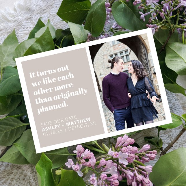 Convites Acontece que Engraçado Citação Casamento Salve a D (Criador carregado)