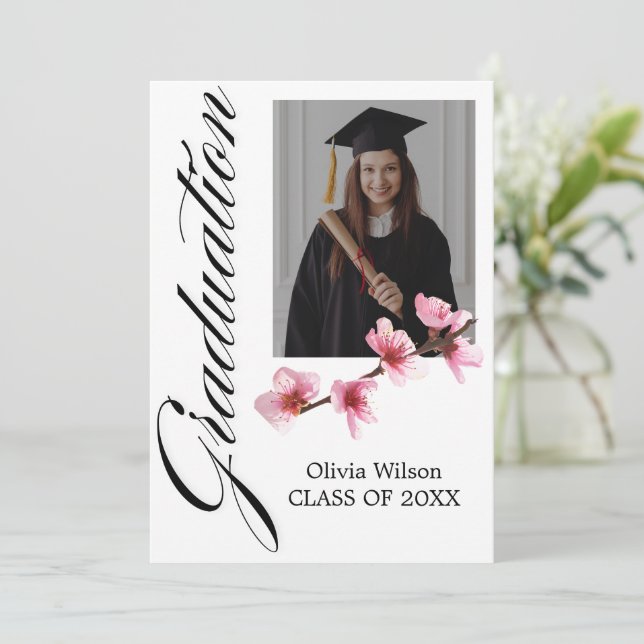 Convites Acredite na graduação de seus sonhos (Em pé/Frente)