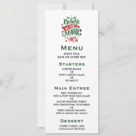 Convites Acredite na Tipografia de Natal Mágico