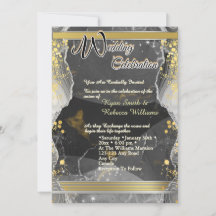 Acrylic Wedding Invitation