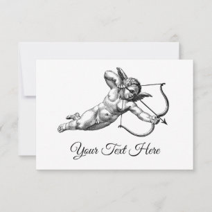 Convites Adesivo Etiqueta Amor Cupido Querubim Vintage