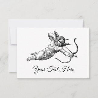 Convites Adesivo Etiqueta Amor Cupido Querubim Vintage