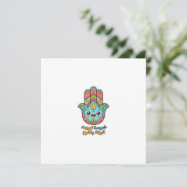 Convites Adesivo Mão Hamsa Kawaii Marroquina Fofa