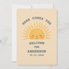 Convites Adesivo Personalizável para Chá de Bebê Modern Ret