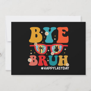 Convites Adeus Bruh Professor Feliz Dia Passado da Escola V