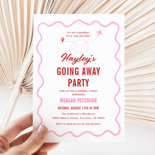 Convites Adeus Festa de Ir Embora