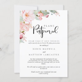 Convites Adiado Casamento - Cancelamento - Planos Adiados