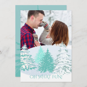 Convites ADICIONAR FOTO - ALTERAR COR Árvores de Natal