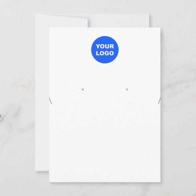 Convites Adicionar logotipo Vídeo de colar grande (Frente)