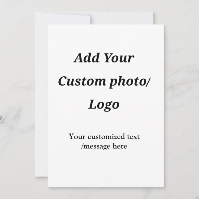 Convites adicionar personalizado sua foto logotipo seu text (Frente)