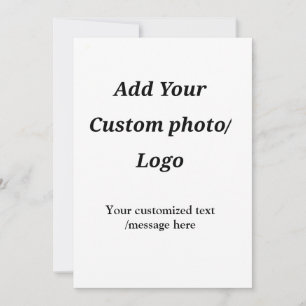 Convites adicionar personalizado sua foto logotipo seu text