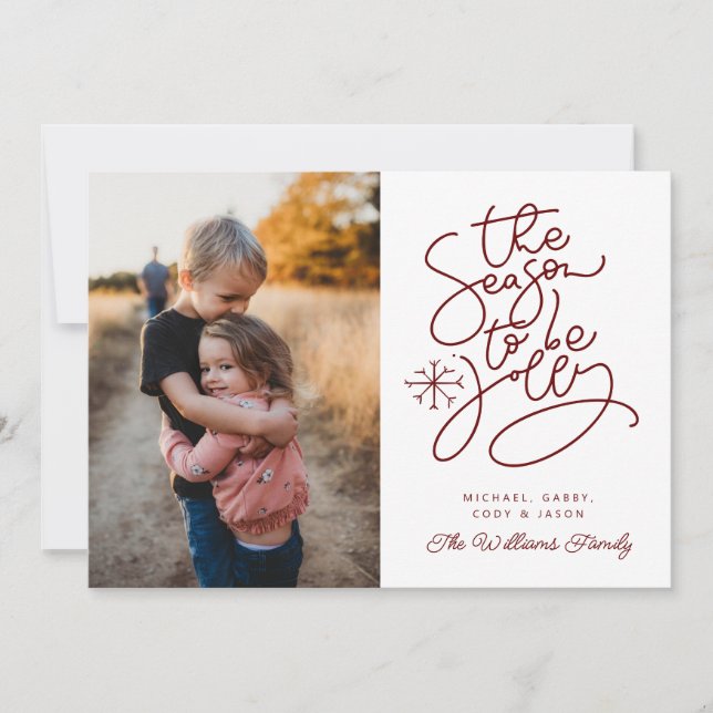 Convites ADICIONAR SUA FOTO | A Razão Para Ser Jolly (Frente)