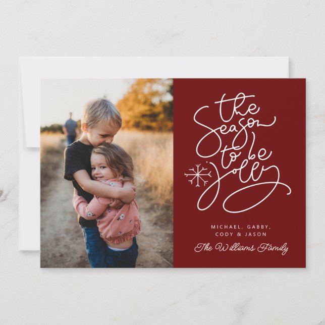 Convites ADICIONAR SUA FOTO | A Razão Para Ser Jolly (Frente)