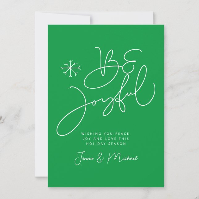 Convites ADICIONAR SUA FOTO | Feliz Natal Seja Alegre (Frente)