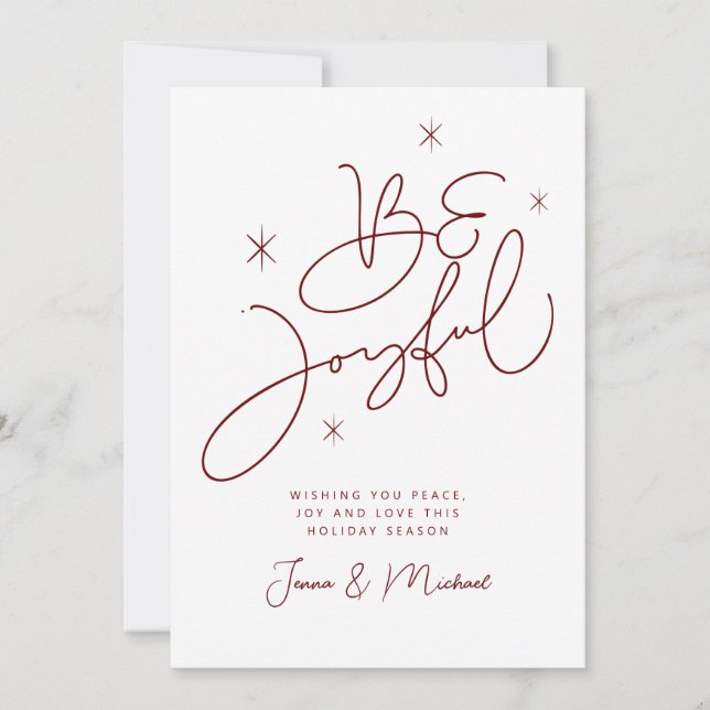 Convites ADICIONAR SUA FOTO | Feliz Natal Seja Alegre (Frente)