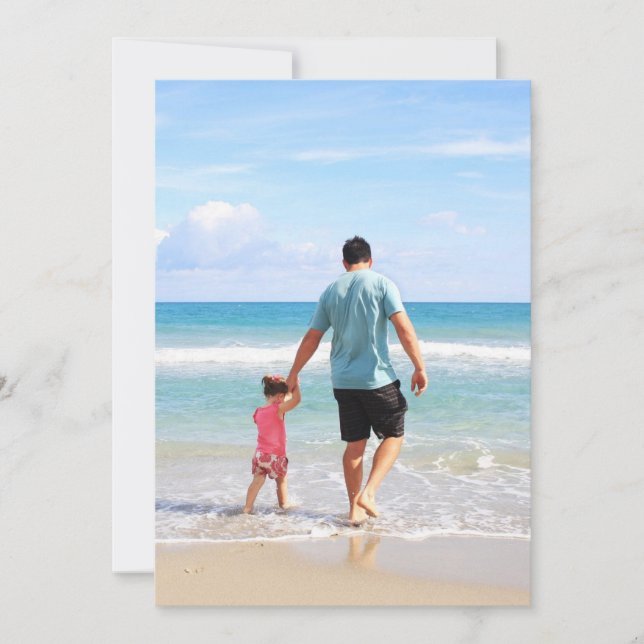 Convites Adicionar sua própria foto e/ou texto (Frente)