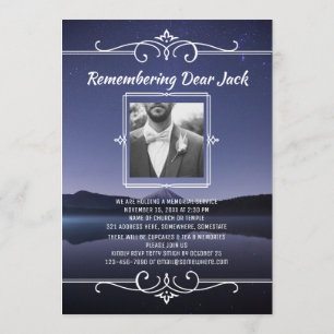 Convites Adicione Seu Próprio Serviço De Memória De Foto