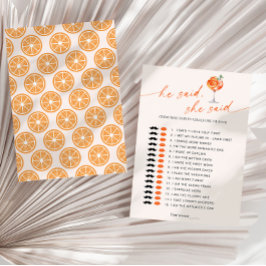 Convites Adivinhe Quem Disse Jogo de Chá de Noiva de Coquet