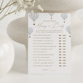 Convites Adivinhem quem Mamãe ou jogo de Chá de fraldas do 