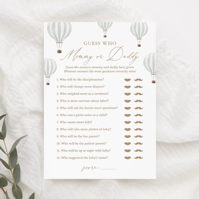 Convites Adivinhem quem Mamãe ou jogo de Chá de fraldas do  (Criador carregado)