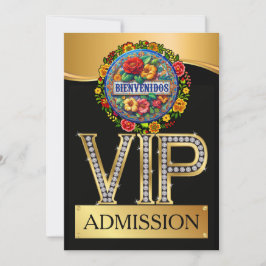 Convites Admissão VIP de Boas-Vindas Hispânicos