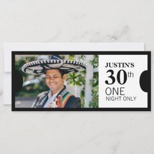 Convites Admita que uma foto do partido de aniversário de