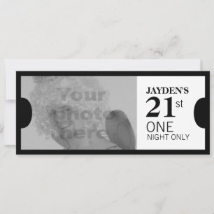 Convites Admita que uma foto do partido de aniversário de