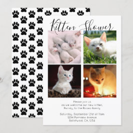 Convites Adoção Personalizada de Gato Personalizada de Gota