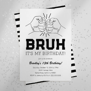 Convites Adolescente, Cara, É Meu Aniversário!