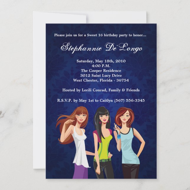 Convites Adolescentes Adolescentes Adolescentes Adolescente (Frente)