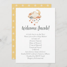 Convites Adoption Shower Invitation – Dreamy Star Welcome