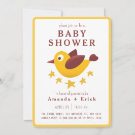 Convites Adorable Baby Shower Invitation