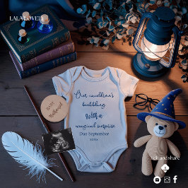 Convites Adorable Halloween pregnancy announcement