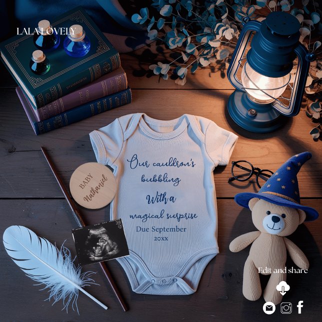 Convites Adorable  Halloween  pregnancy announcement (Criador carregado)