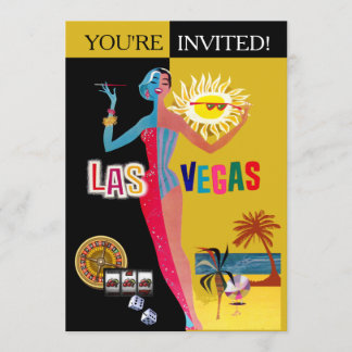 Convites Adorando o Aniversário da Surpresa de Las Vegas