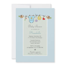 Adorável Linha Azul Traga Um Chá de fraldas De Liv