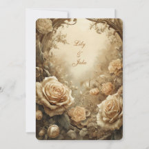 Adorável Rosa Invitation