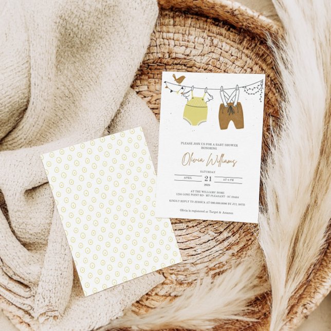 Convites Adorável Sexo neutro (Criador carregado)