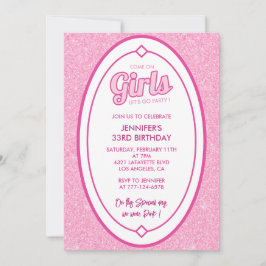 Convites Adulto 33 anos Venham à festa de Vamos