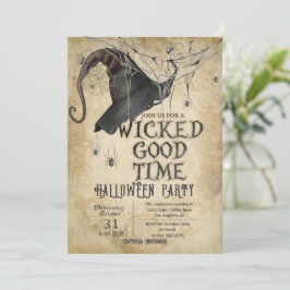 Convites Adulto Adulto Vintage Festa de Halloween