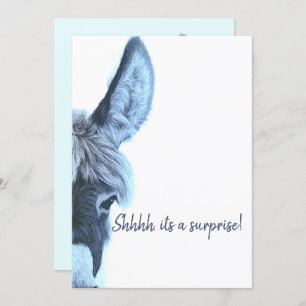 Convites Adulto Surpresa Brincadeira Azul Moderno